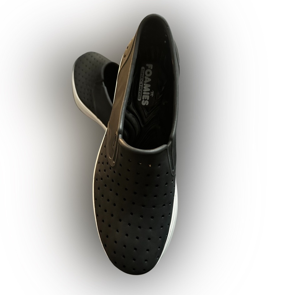 Skechers Foamies Women's Black Slip-On Loafers